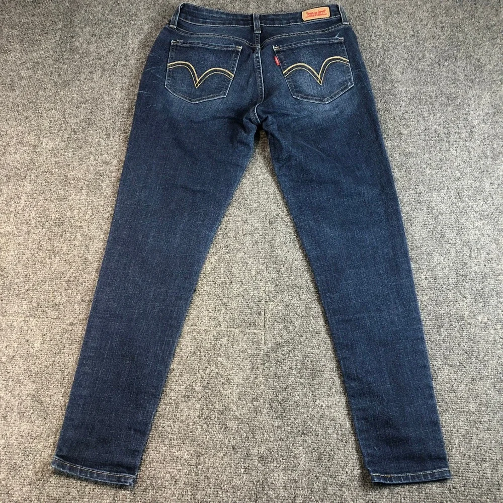 Levi's 535 Legging Shaping Skinny Jeans Dark Wash Stretch Denim Womens 9 S/C‎